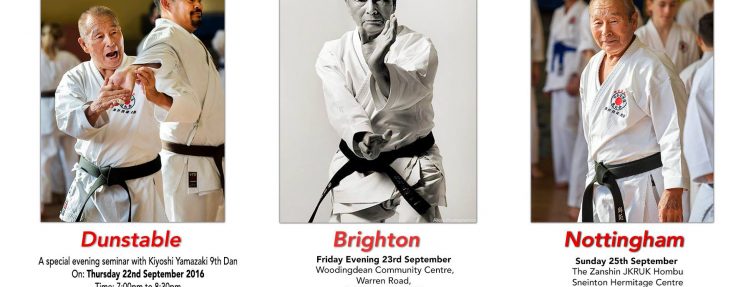 JKR-UK Presents Kiyoshi Yamazaki Sensei Seminars – September 2016